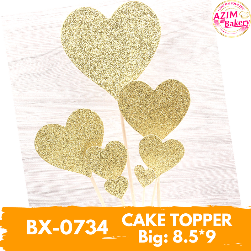 Heart Love Cake Topper