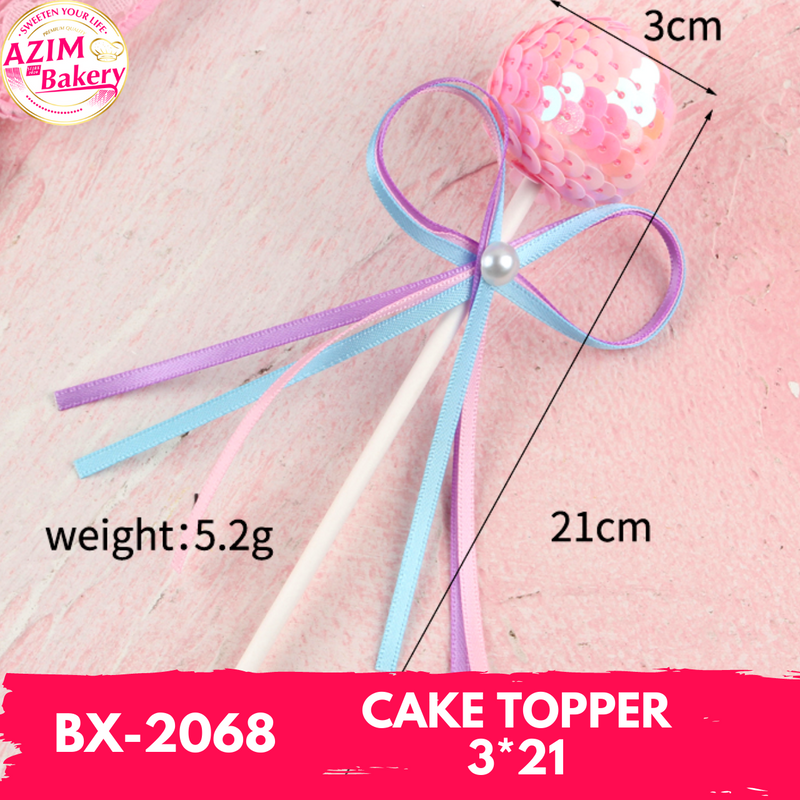 Lollipop Topper Cake Topper