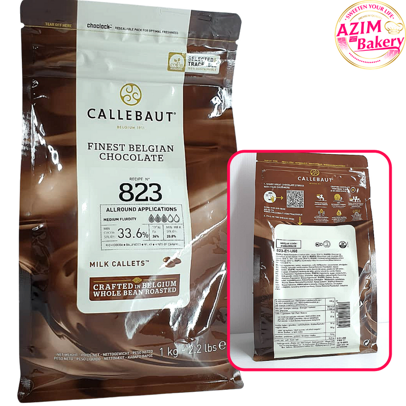 Callebaut Milk 8231kg |500g|250g