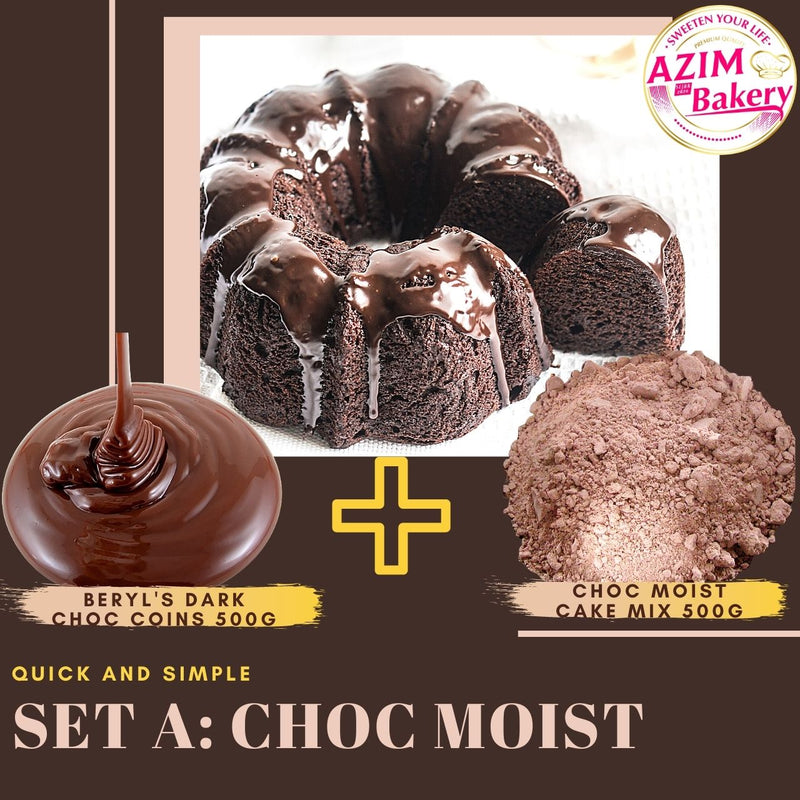 Set Raya Beryl's Chocolate Moist Cake Premix