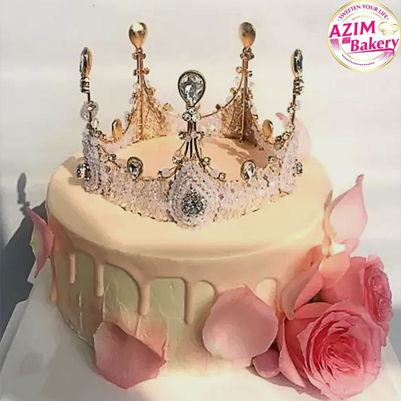 Cake Topper Crown Luxury (1PC)