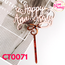 Anniversary Cake Topper