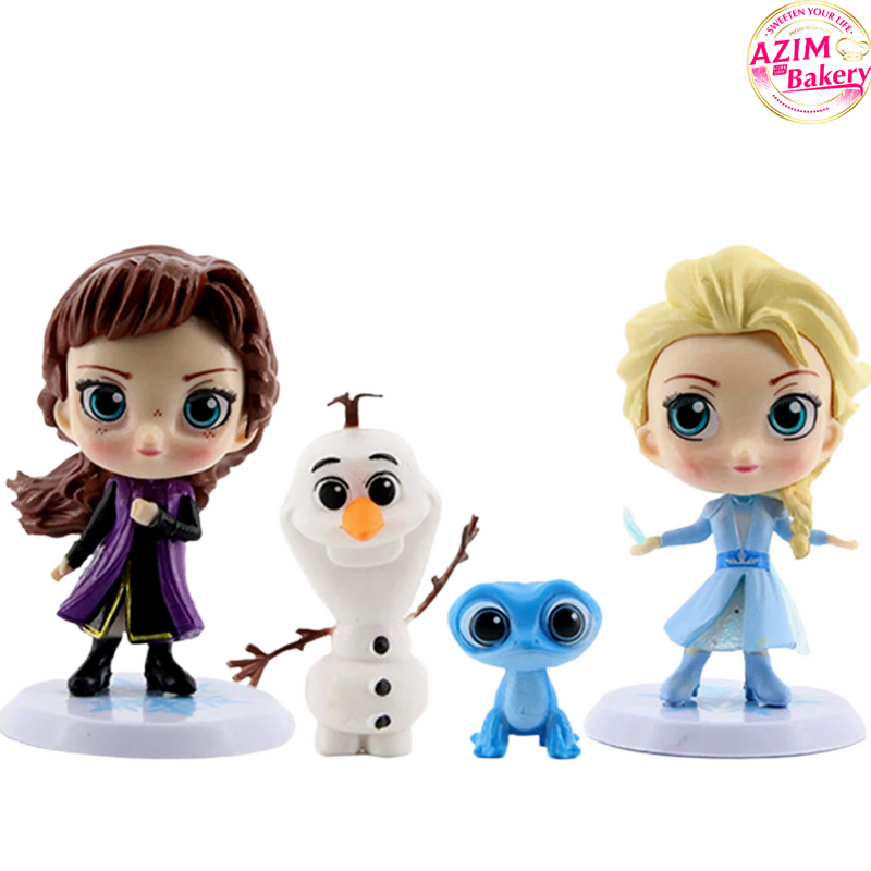 Elsa Olaf (4pcs) Cake Toys