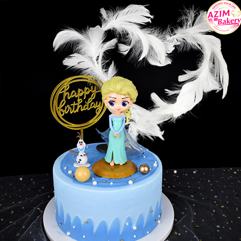 Elsa Turquoise Cake Toys