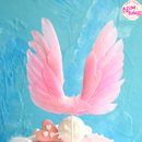 Pink Wings Cake Topper