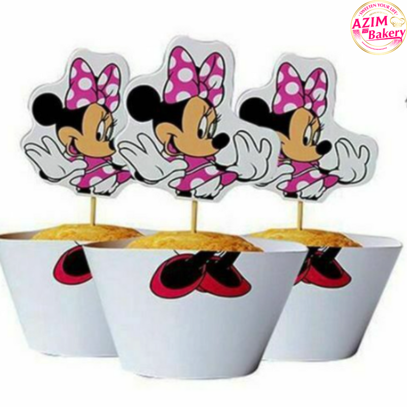 Minnie 1 Cupcake Topper