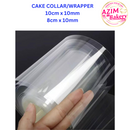 Cake Collars | Wrapper | Transparent Cake Rolls, Acetate Sheet, Transparent Collar Baking| Cake tools |  By AZIM BAKERY
