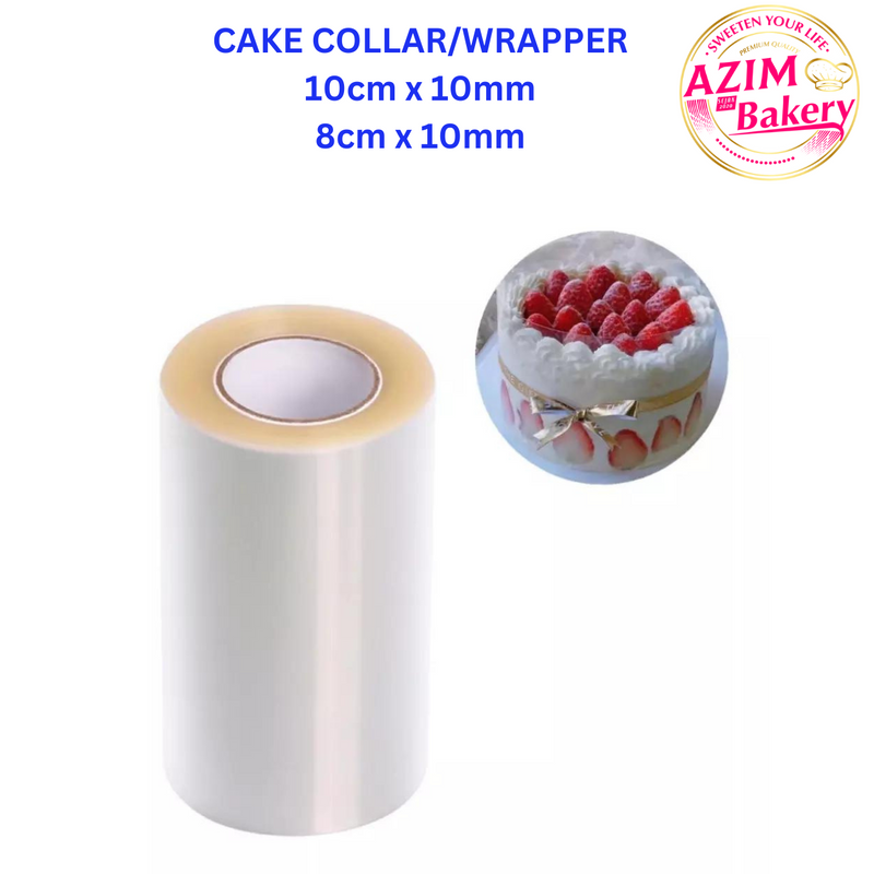 Cake Collars | Wrapper | Transparent Cake Rolls, Acetate Sheet, Transparent Collar Baking| Cake tools |  By AZIM BAKERY