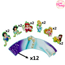 Disney Princess Cupcake Topper
