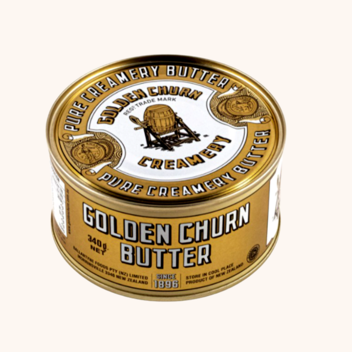 Canned Golden Churn 340g Pure Creamery Butter - by Azim Bakery BCH
