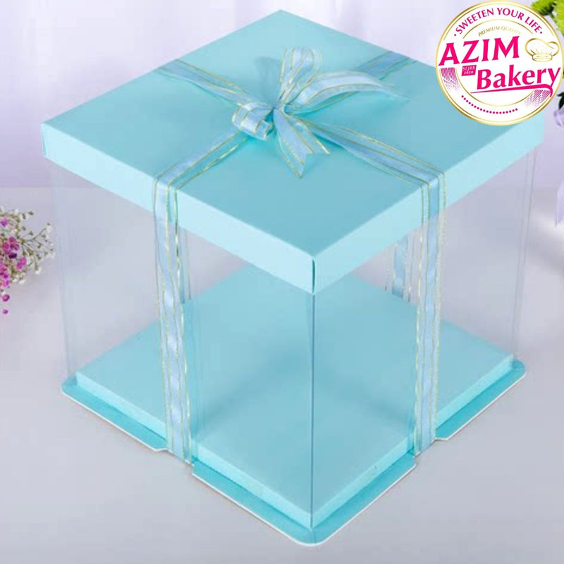 Cake Box Transparent Birthday Wedding Box