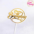 Happy Birthday Cake Topper