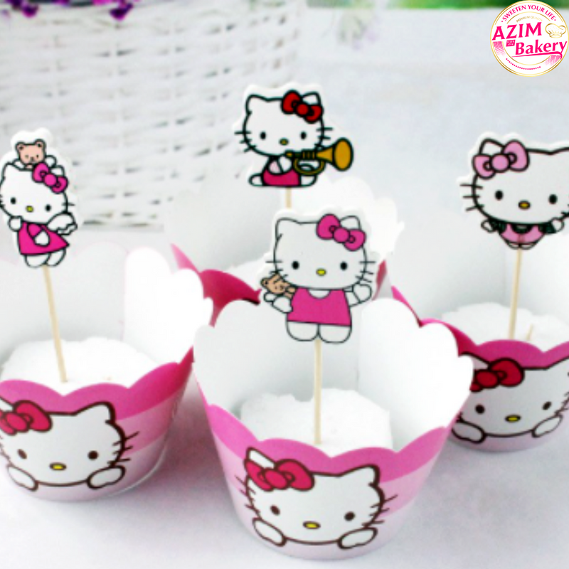 Hello Kitty Cupcake Topper