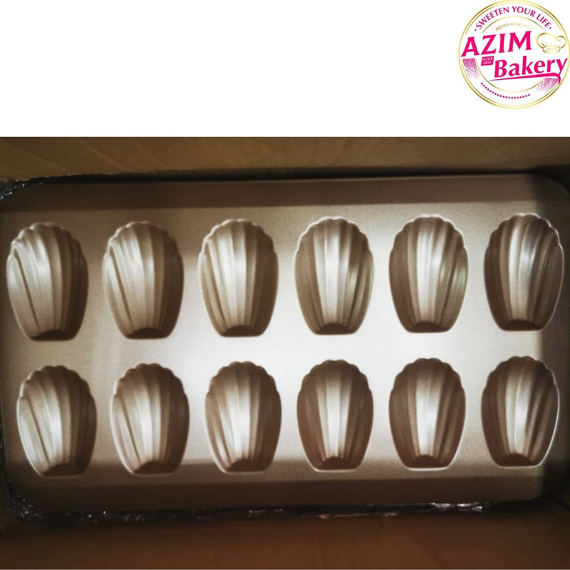 Madeleine Pan Shell Non Stick 12 Cups
