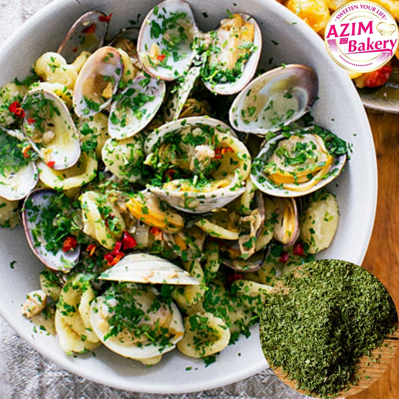 Parsley Flakes Dried Parsley Flakes Pasli Kering 10g Azim Bakery BCH