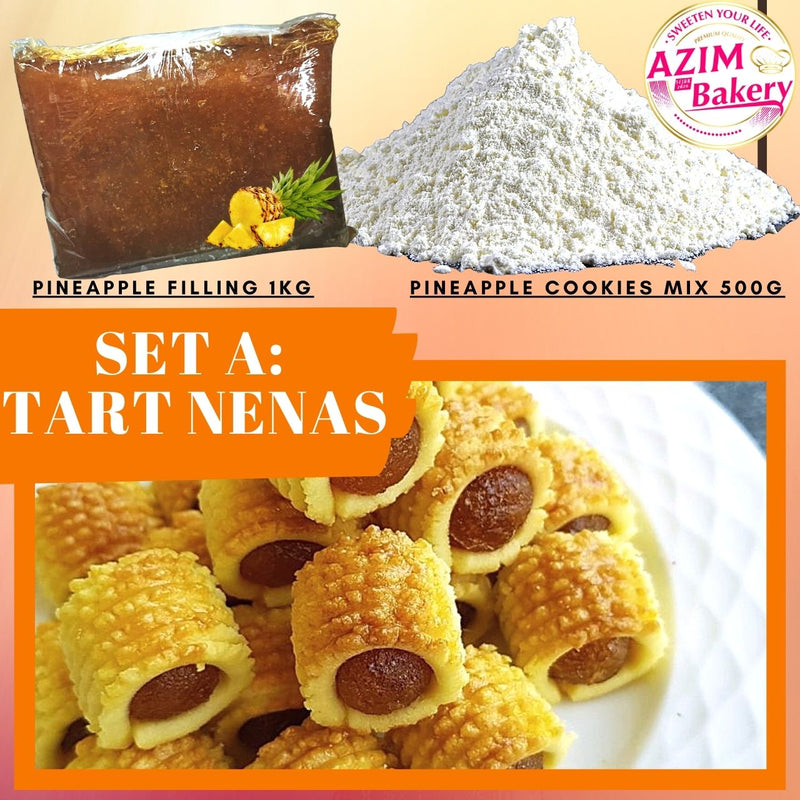 Set Raya Tart Nenas Cookies Premix