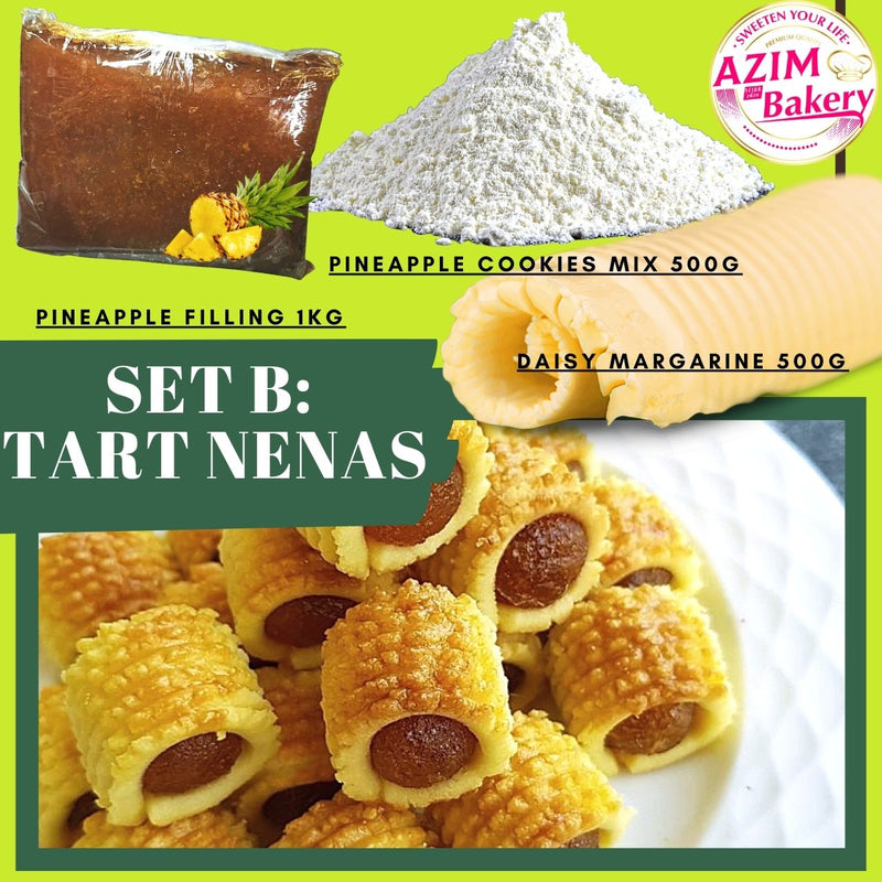 Set Raya Tart Nenas Cookies Premix