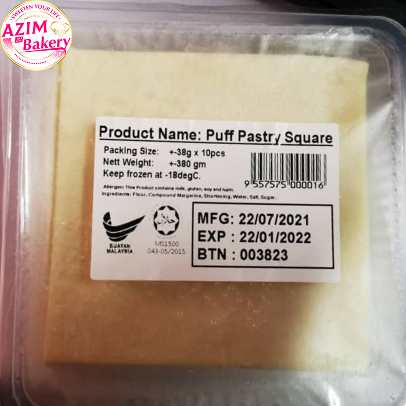 Puff pastry Square