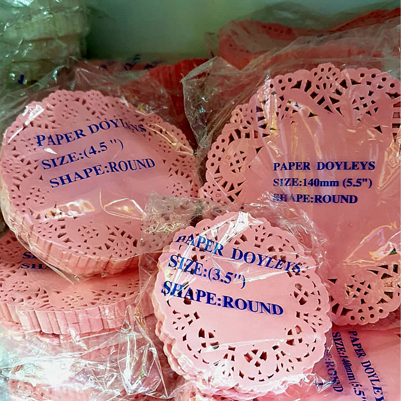 Doily Paper Pink