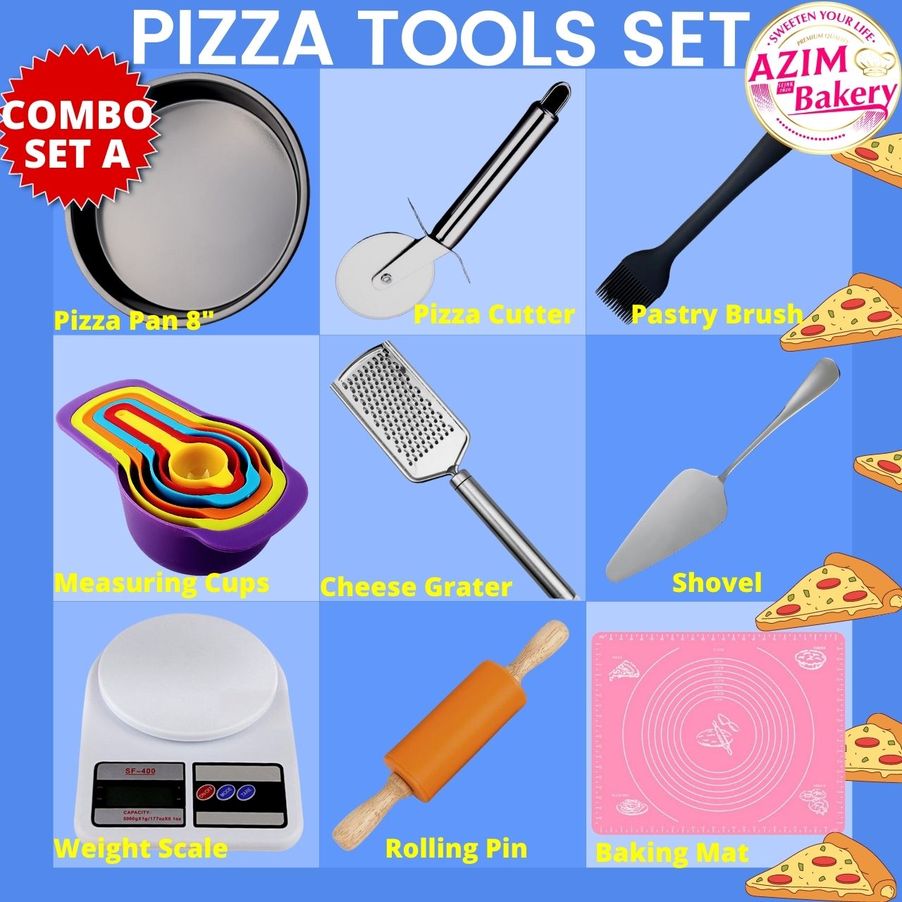 Pizza Tools Set by Azim Bakery BCH Rawang