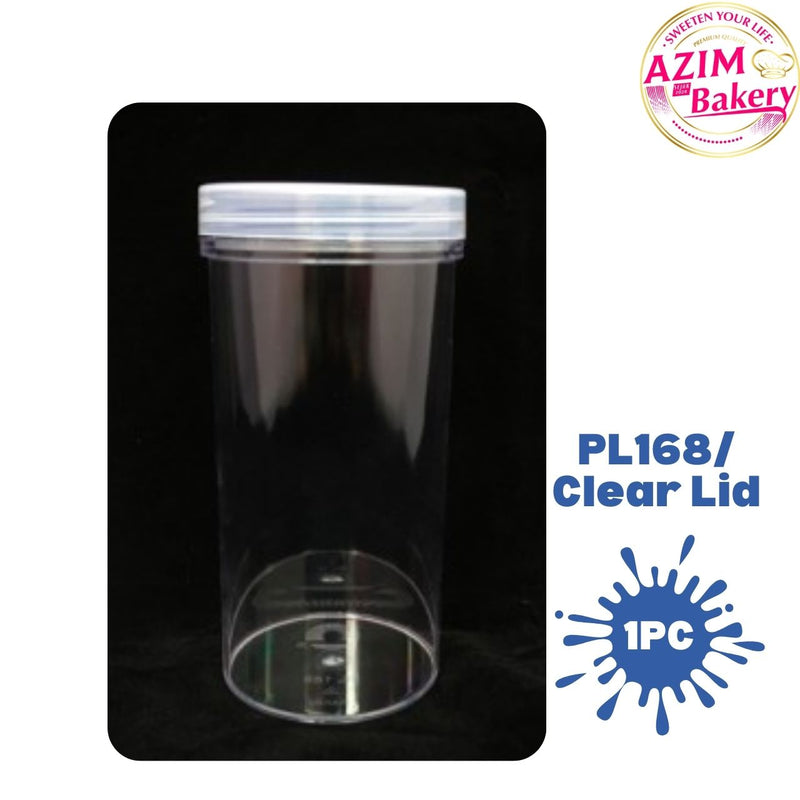 Cylinder Plastic Container PL 168/PC/CTN