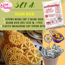 Set Raya Kuih Ros Goyang Bijan Putih