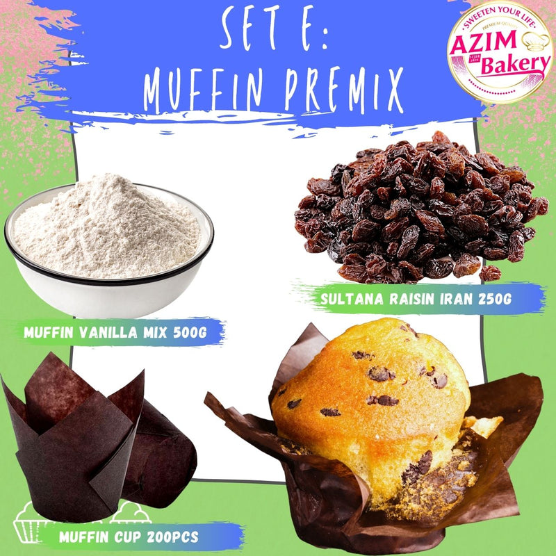 Set Muffin Vanilla Chocolate Chip Premix