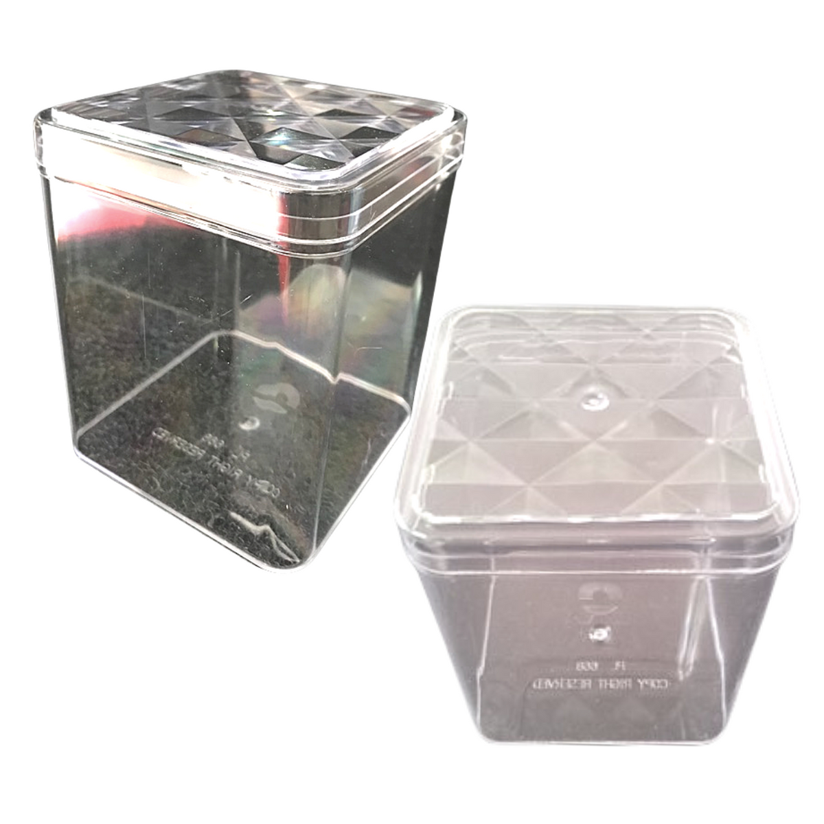 Square Cookies Container PL668 - by Azim Bakery BCH Rawang