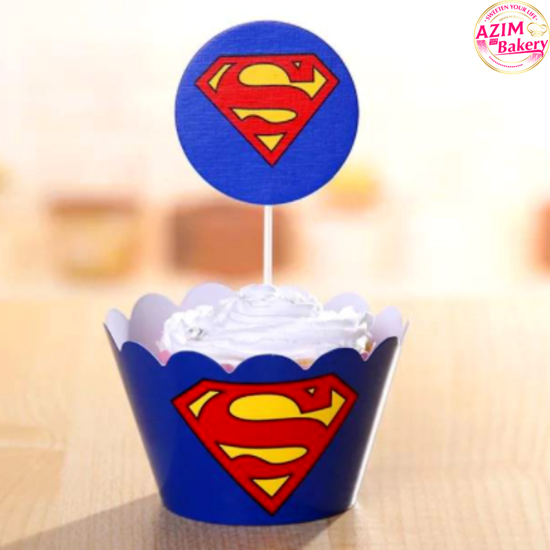 Superman Cupcake Topper