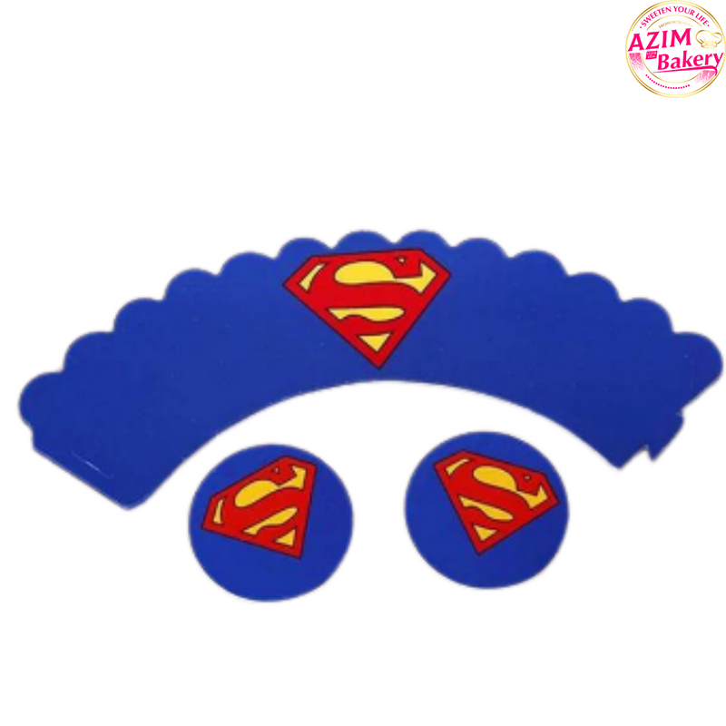 Superman Cupcake Topper