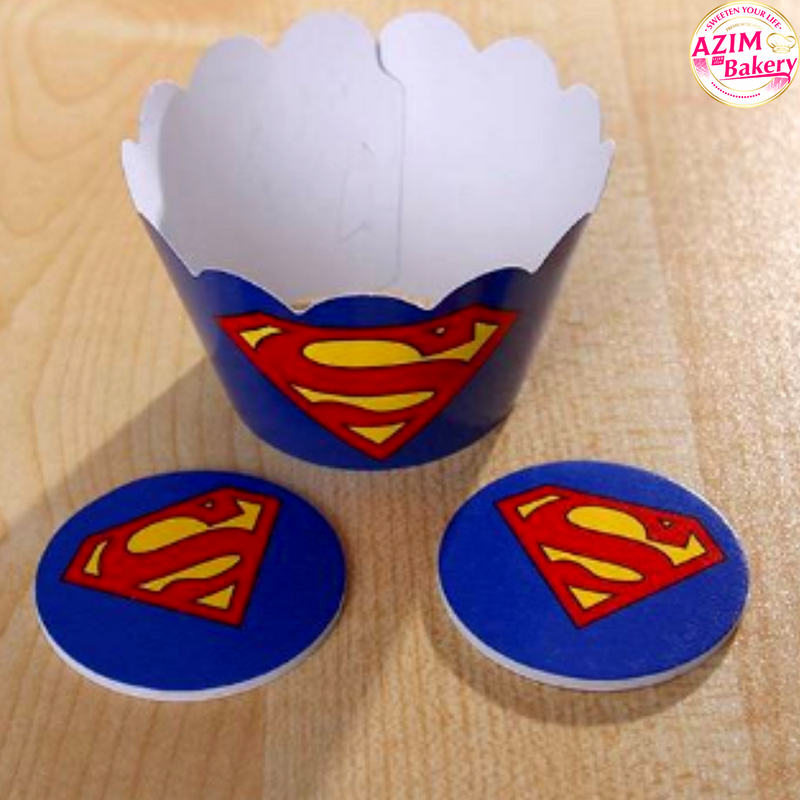 Superman Cupcake Topper