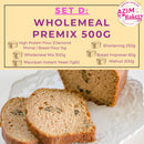 Set Bread Whole meal Premix Flour