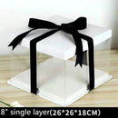 Cake Box Transparent Birthday Wedding Box