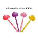 5pc / 10 pcs Disposable Mini Heart shovel Spoon  Cute Mini Sudu Plastik Disposable Jelly ,Dessert ,Cake, Ice Cream | Mini Spoon Shovel